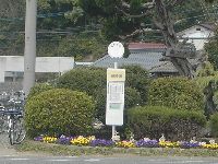 岩田駅前バス停