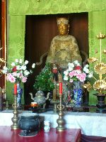 萬福寺伽藍堂の華光菩薩像